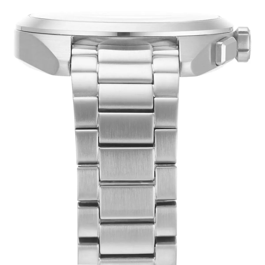 Emporio Armani Chronograph Green Dial Silver Steel Strap Watch For Men - AR11480