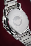 Emporio Armani Chronograph Quartz Blue Dial Silver Steel Strap Watch For Men - AR11082