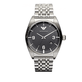 Emporio Armani Classic Analog Black Dial Silver Steel Strap Watch For Men - AR0369