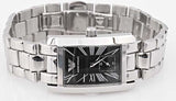 Emporio Armani Classic Black Dial Silver Stainless Steel Watch For Women - AR0157