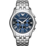 Emporio Armani Classic Navy Blue Dial Stainless Steel Watch For Men - AR1787