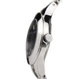 Emporio Armani Classic Quartz Black Dial Silver Steel Strap Watch For Women - AR7328