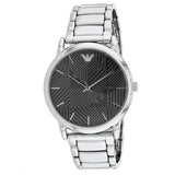 Emporio Armani Classic Quartz Grey Dial Silver Steel Strap Watch For Men - AR11134