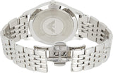 Emporio Armani Classic Silver Dial Silver Steel Strap Watch For Men - AR1867