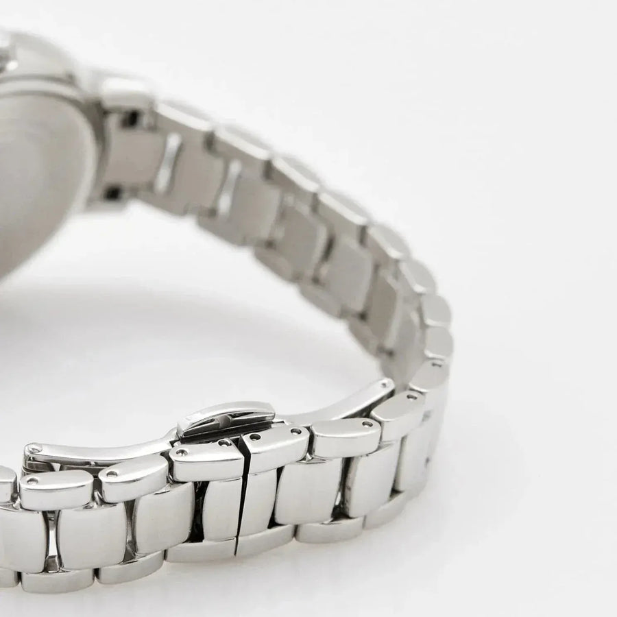 Emporio Armani Cleo Crystals Mother Of Pearl Dial Silver Steel Strap Watch For Women - AR11484