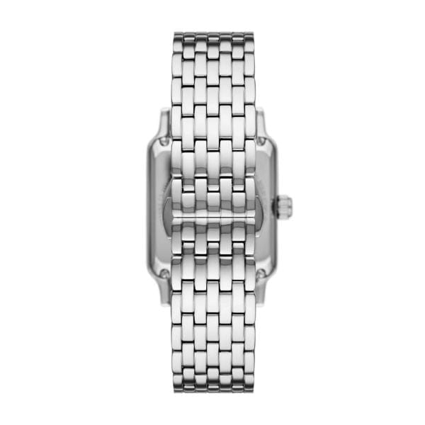 Emporio Armani Diego Automatic Black Dial Silver Steel Strap Watch For Men - AR60057