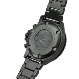 Emporio Armani Diver Chronograph Black Dial Black Steel Strap Watch For Men - AR80050