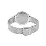 Emporio Armani Kappa Silver Dial Silver Mesh Bracelet Watch For Women - AR11128