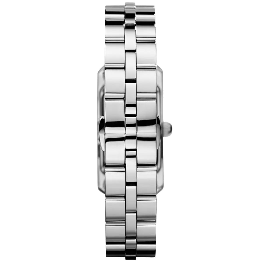 Emporio Armani Donna Mother Of Pearl White Dial Silver Steel Strap Watch for Women - AR3167