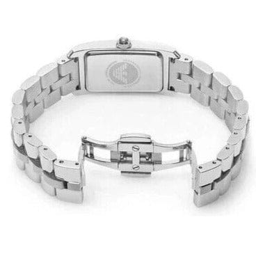 Emporio Armani Donna Mother Of Pearl White Dial Silver Steel Strap Watch for Women - AR3167