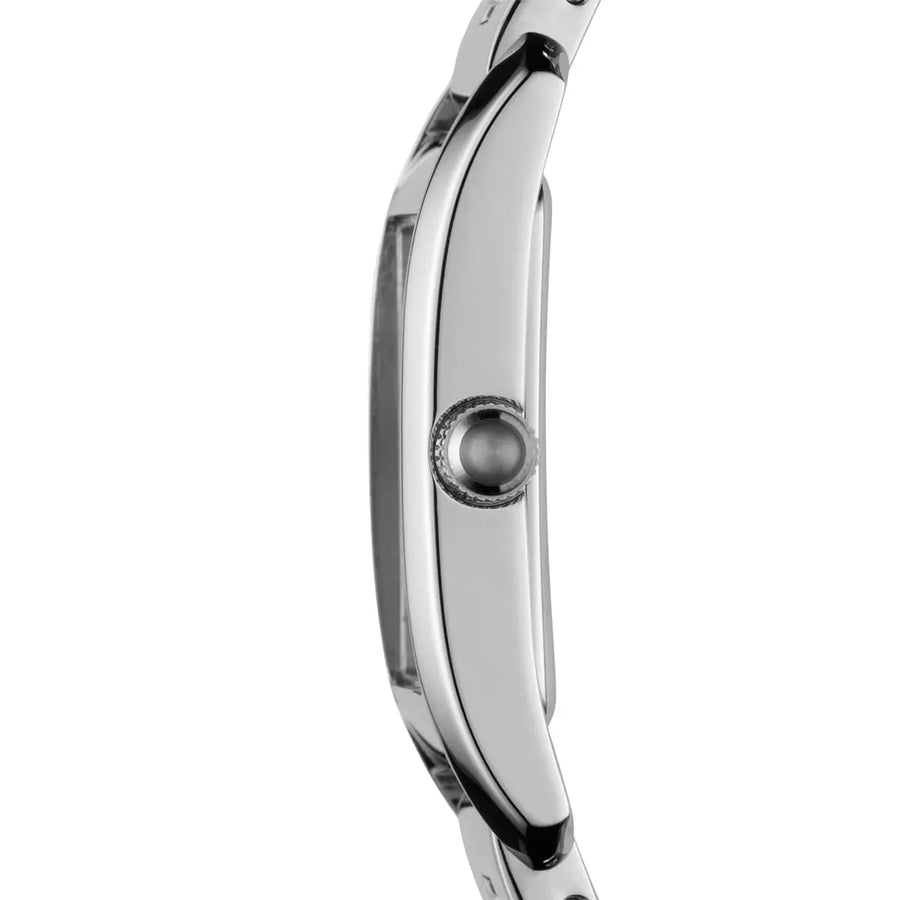 Emporio Armani Donna Mother Of Pearl White Dial Silver Steel Strap Watch for Women - AR3167