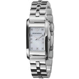 Emporio Armani Donna Mother Of Pearl White Dial Silver Steel Strap Watch for Women - AR3167