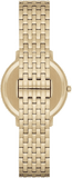 Emporio Armani Dress Analog Mother of Pearl Dial Gold Steel Strap Watch For Women - AR11007