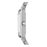 Emporio Armani Empire Mother of Pearl Dial Silver Steel Strap Watch For Women - AR11625