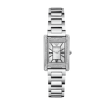 Emporio Armani Empire Mother of Pearl Dial Silver Steel Strap Watch For Women - AR11625
