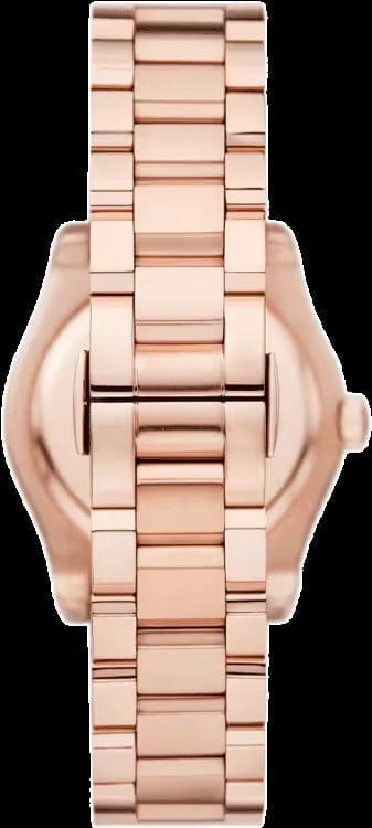 Emporio Armani Federica Analog Mother of Pearl Dial Rose Gold Steel Strap Watch for Women - AR11558