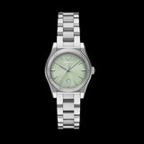 Emporio Armani Federica Mint Green Dial Silver Steel Strap Watch for Women - AR11656