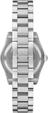 Emporio Armani Federica Mint Green Dial Silver Steel Strap Watch for Women - AR11656