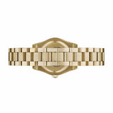Emporio Armani Federica Mother of Pearl White Dial Gold Steel Strap Watch for Women - AR11657