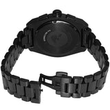 Emporio Armani Federico Chronograph Green Dial Black Steel Strap Watch For Men - AR11562