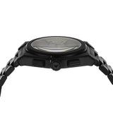 Emporio Armani Federico Chronograph Green Dial Black Steel Strap Watch For Men - AR11562