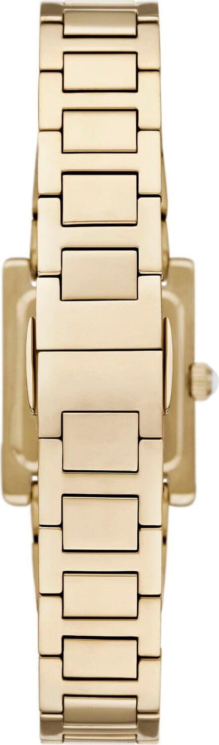 Emporio Armani Genni Crystals Gold Dial Gold Steel Strap Watch for Women  - AR11663