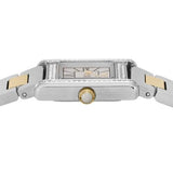 Emporio Armani Genni Crystals Silver Dial Two Tone Steel Strap Watch for Women - AR11704
