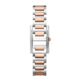 Emporio Armani Genni Mother of Pearl Dial Two Tone Steel Strap Watch for Women - AR11626