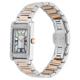 Emporio Armani Genni Mother of Pearl Dial Two Tone Steel Strap Watch for Women - AR11626