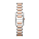Emporio Armani Genni Mother of Pearl Dial Two Tone Steel Strap Watch for Women - AR11626