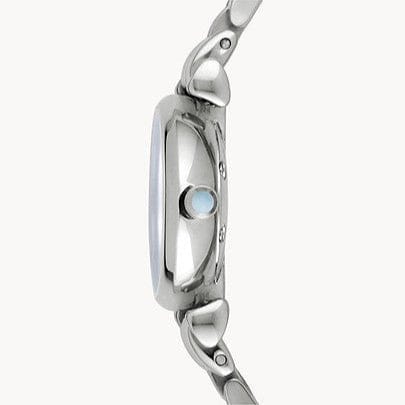Emporio Armani Gianni Blue Dial Silver Steel Strap Watch For Women - AR1961