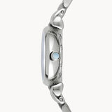 Emporio Armani Gianni Blue Dial Silver Steel Strap Watch For Women - AR1961