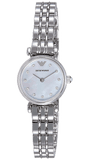 Emporio Armani Gianni Blue Dial Silver Steel Strap Watch For Women - AR1961