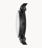 Emporio Armani Gianni T Bar All Black Diamond Dial Watch For Women - AR11245