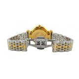 Emporio Armani Gianni T Bar Analog White Dial Two Tone Steel Strap Watch For Women - AR2076