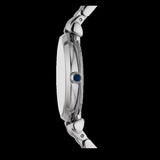 Emporio Armani Gianni T-Bar Blue Dial Silver Steel Strap Watch for Women - AR11627