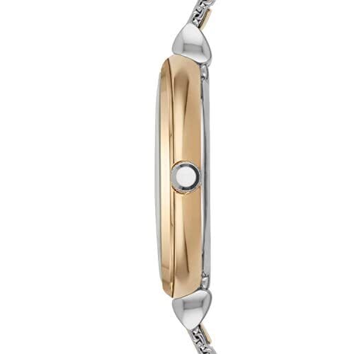 Emporio Armani Gianni T Bar Mother of Pearl Dial Silver Mesh Bracelet Watch For Women - AR2068