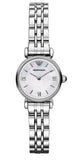 Emporio Armani Gianni White Dial Silver Steel Strap Watch For Women - AR1763