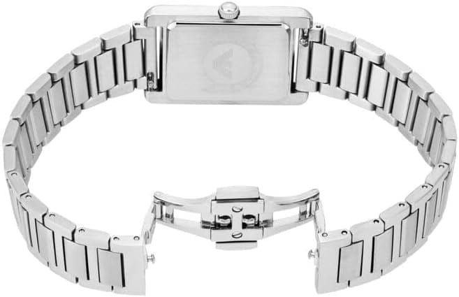 Emporio Armani Gino Mother of Pearl Dial Silver Steel Strap Watch for Men - AR11664