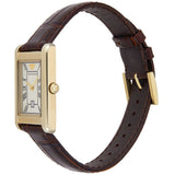 Emporio Armani Gino White Dial Brown Leather Strap Watch for Men - AR11665