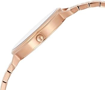 Emporio Armani Kappa Analog Mother of Pearl Dial Rose Gold Steel Strap Watch For Women - AR11006