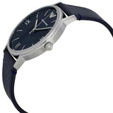 Emporio Armani Kappa Quartz Blue Dial Blue Leather Strap Watch For Women - AR11012