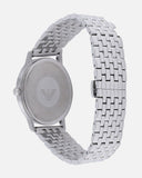 Emporio Armani Kappa Quartz Grey Dial Silver Mesh Bracelet Watch For Men - AR11068