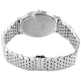 Emporio Armani Kappa Quartz White Dial Silver Steel Strap Watch For Men - AR80014