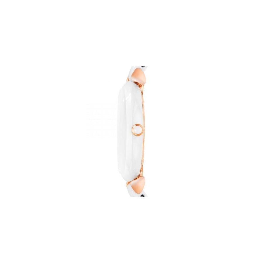 Emporio Armani Ceramica Mother of Pearl Dial White Ceramic Strap Watch For Women - AR1486
