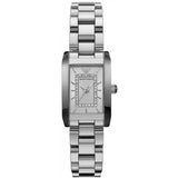 Emporio Armani Classic Diamonds Silver Dial Silver Steel Strap Watch For Women - AR3170