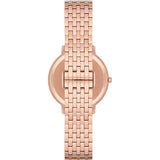 Emporio Armani Kappa Analog Mother of Pearl Dial Rose Gold Steel Strap Watch For Women - AR11006