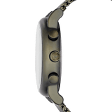 Emporio Armani Luigi Quartz Chronograph Black Dial Green Mesh Bracelet Watch For Men - AR11115