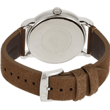 Emporio Armani Luigi Quartz Gray Dial Brown Leather Strap Watch For Men - AR11070