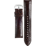 Emporio Armani Luigi Quartz Grey Dial Brown Leather Strap Watch For Men - AR11175